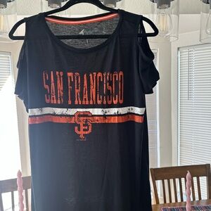 San Francisco Giants Open Shoulder Tshirt